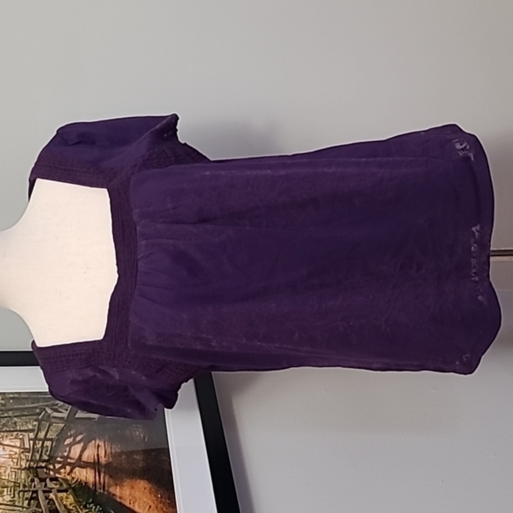 Charter club purple shirt
